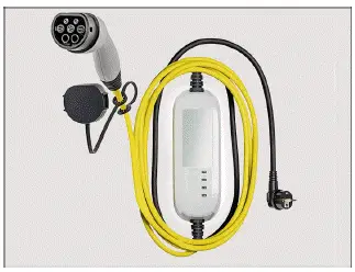 Fig. 1 Cable de carga para tomas de corriente (representación esquemática).