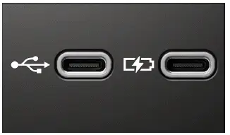 Fig. 1 Conexión USB-C disponible en el vehículo (representación estándar).